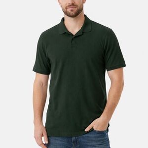 Goodfellow Men’s Green Polo Shirt Medium Short Sleeve Casual Golf Classic Fit